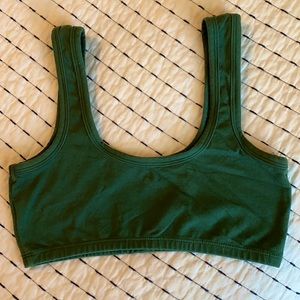 ARQ wide strap bra 🌳 size M 🌳 Fern